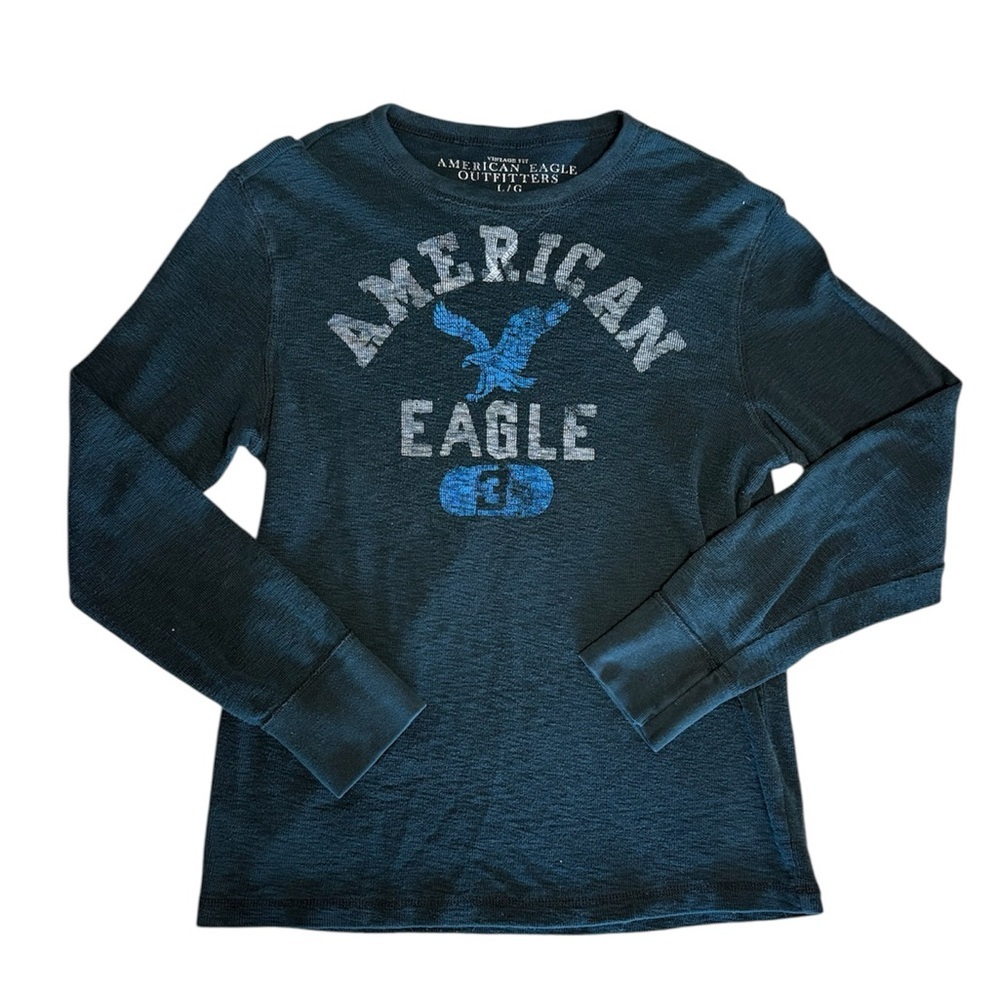 Men’s Vintage Fit American Eagle waffle knit long sleeve #86